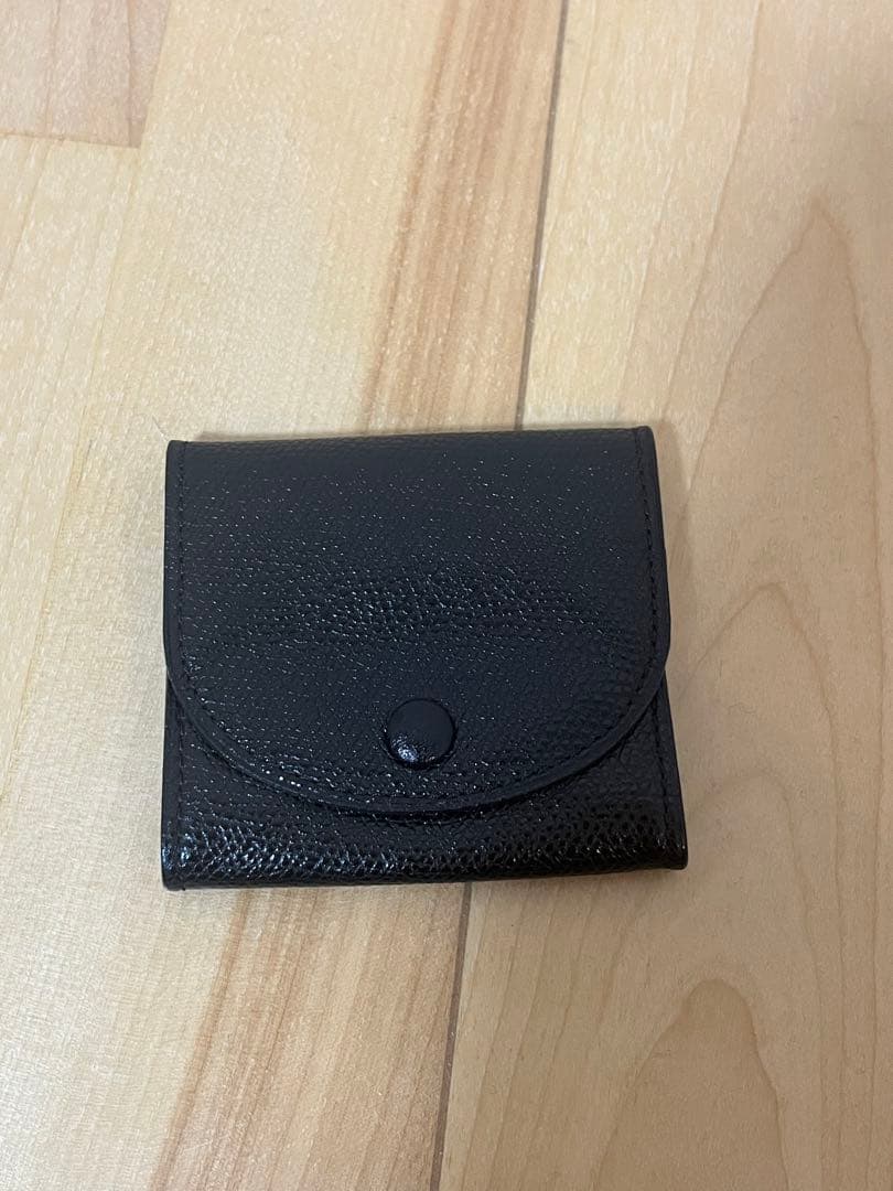 valextra ネイビーマネークリップ・ブラックケース　セット