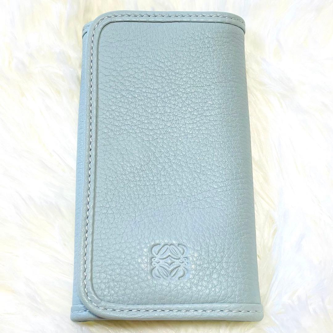 ロエベ　LOEWE アナグラム　キーケース　ほぼ未使用　極美品　箱付き