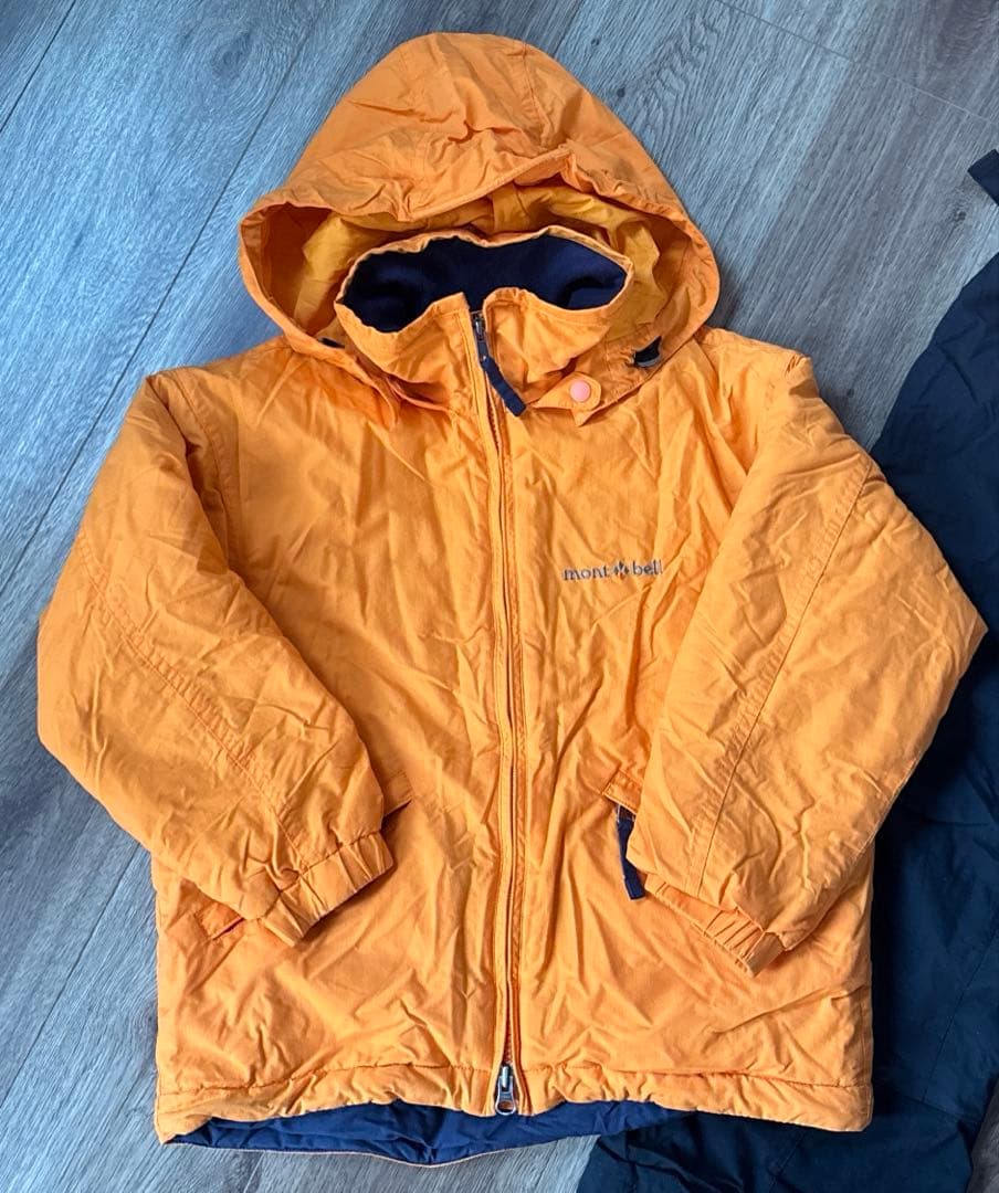 mina3 　mont-bell キッズスキーウェアセット120cm