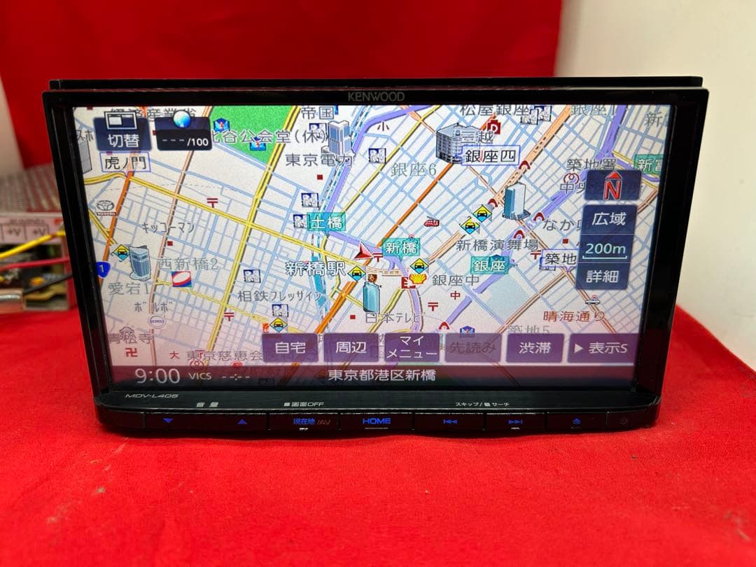 ⭐︎美品⭐︎KENWOOD 2025年春地図　MDV-L405 新品バックカメラ付き