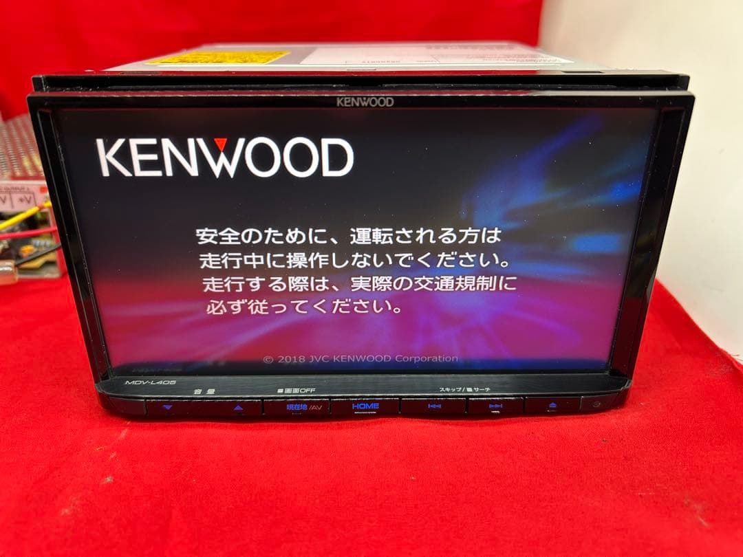 ⭐︎美品⭐︎KENWOOD 2025年春地図　MDV-L405 新品バックカメラ付き