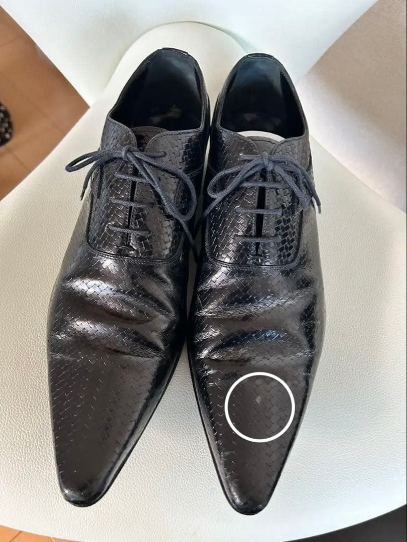 Dolce & Gabbana ブラックレザーシューズ