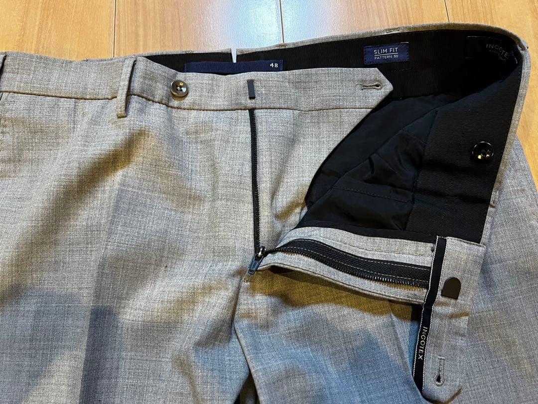 極美品 ハンガー付 INCOTEX スラックス 48