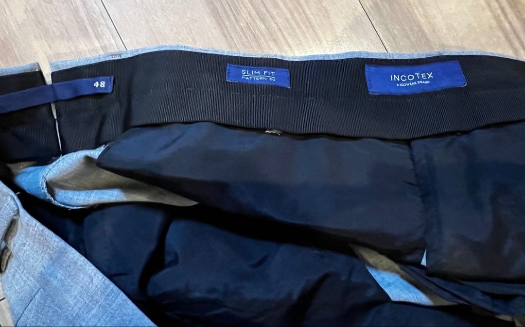 極美品 ハンガー付 INCOTEX スラックス 48