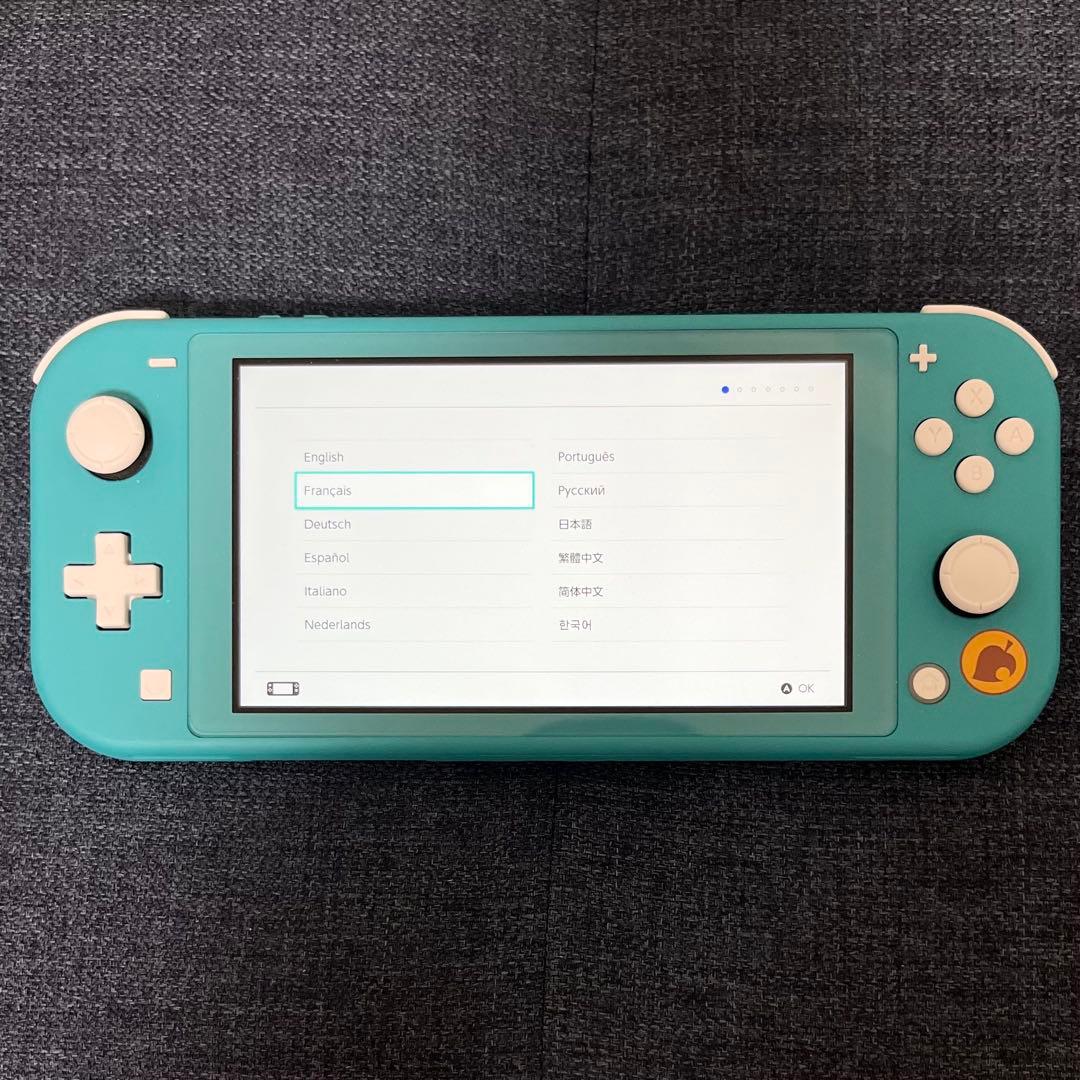 Nintendo Switch Lite あつまれどうぶつの森 アロハ柄 本体