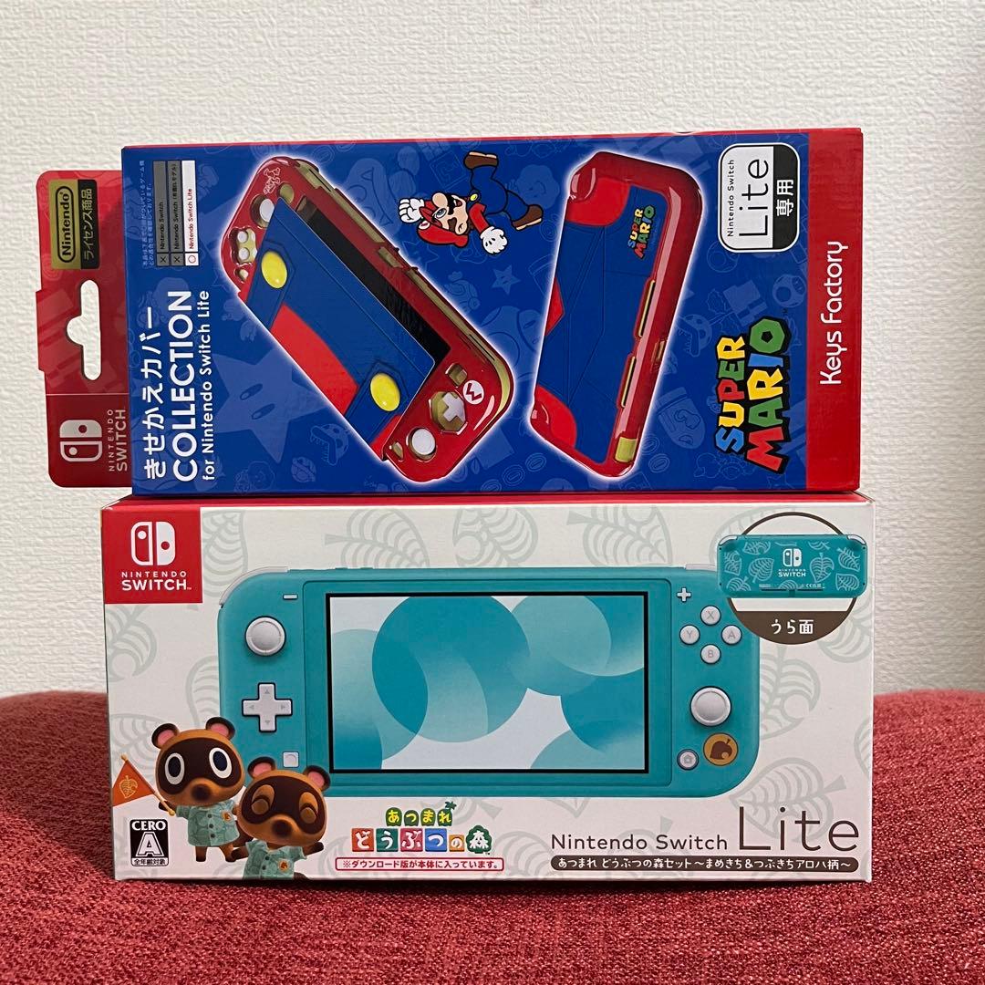 Nintendo Switch Lite あつまれどうぶつの森 アロハ柄 本体