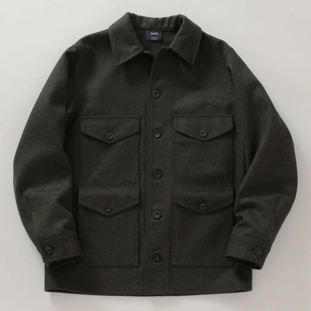 [SHIPS STANDARD] ウール/カシミヤ オーバージャケット
