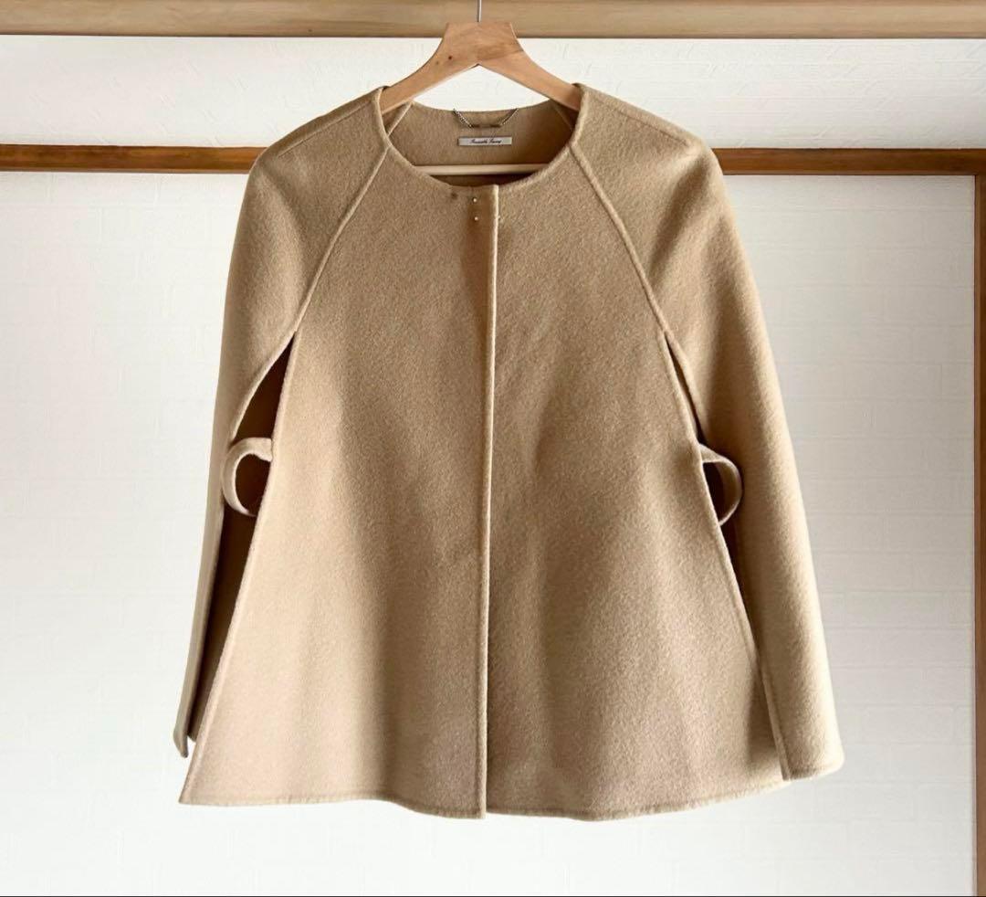 CELFORD　リバーケープジャケット キャメル