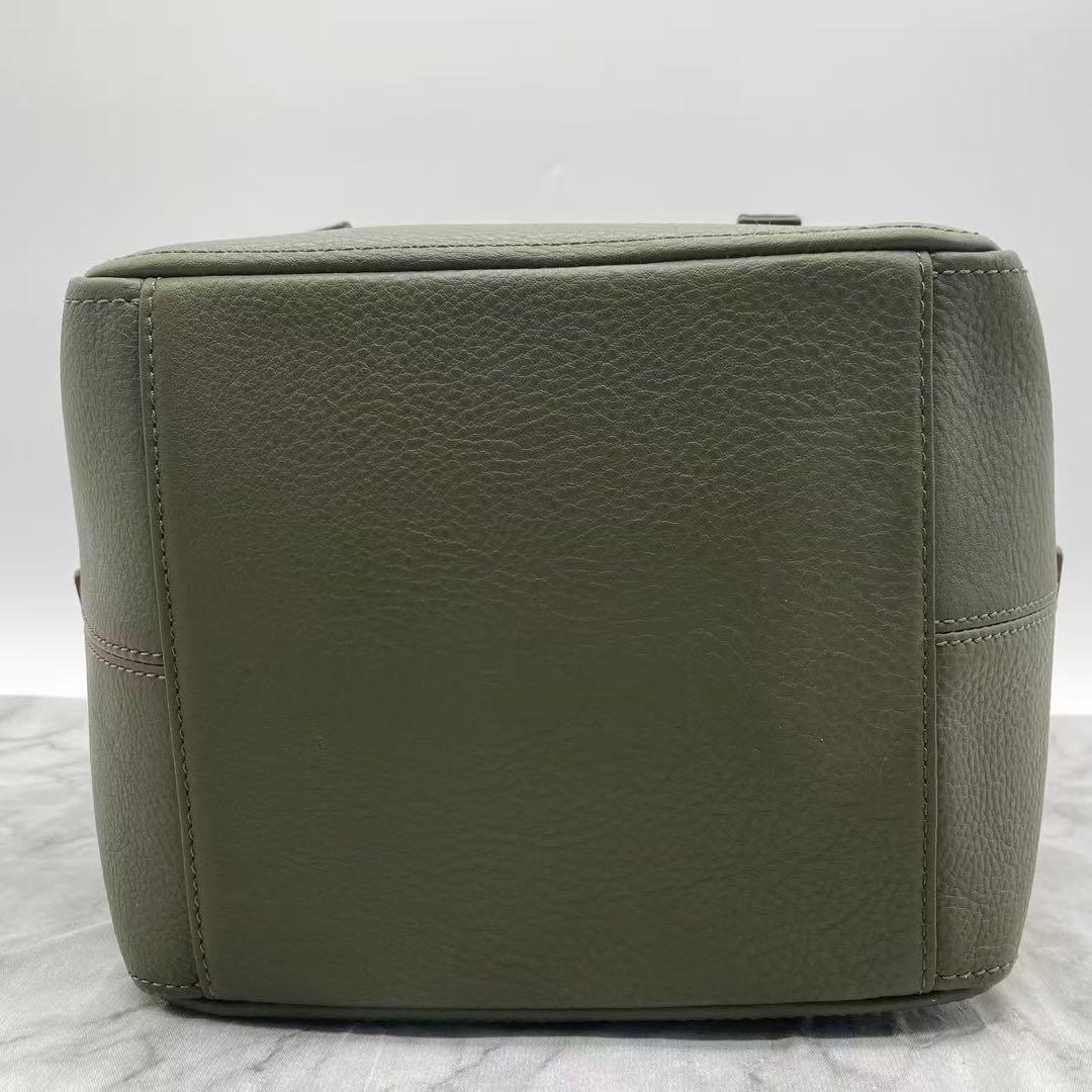 未使用級　土屋鞄　クラルテ　ミニボストンバッグ　肩掛け　保存袋付き　レザー