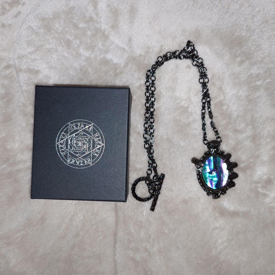 hazama 鏡よ鏡のネックレス　black