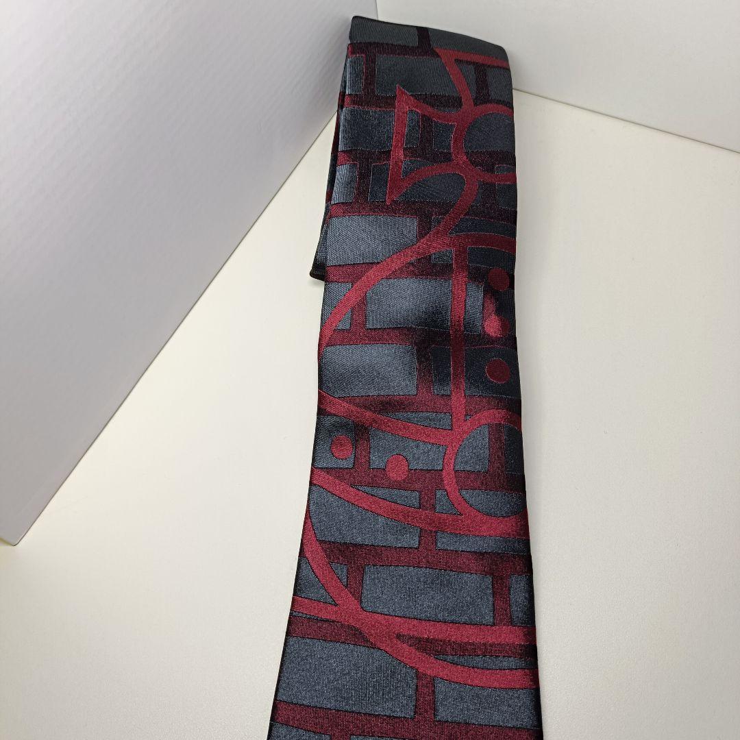 【美品】Vivienne Westwood ネクタイ グレーと赤