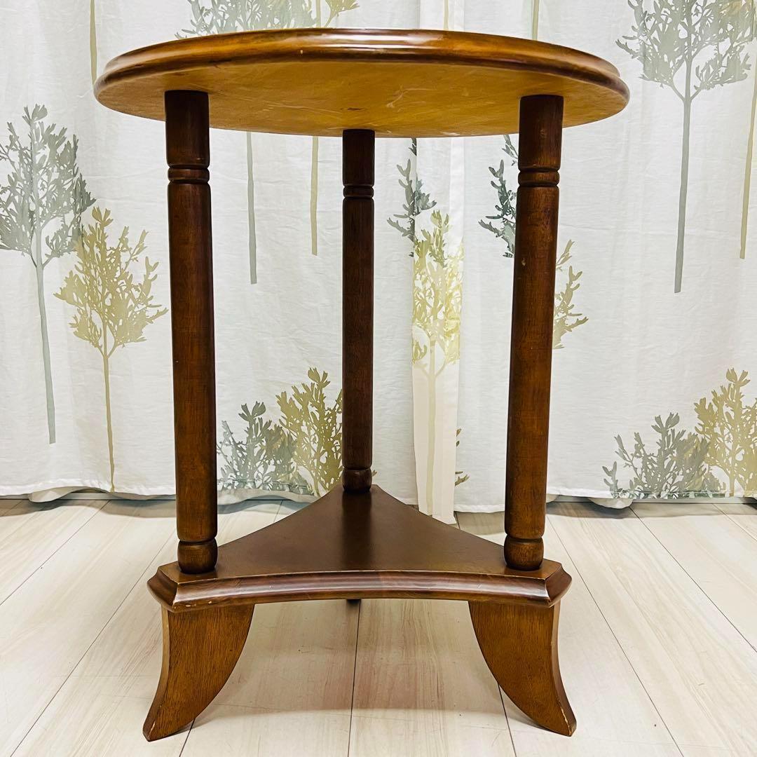 丸型　木製ラウンドテーブル　センターテーブル