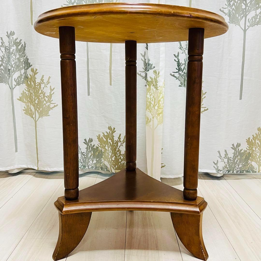 丸型　木製ラウンドテーブル　センターテーブル