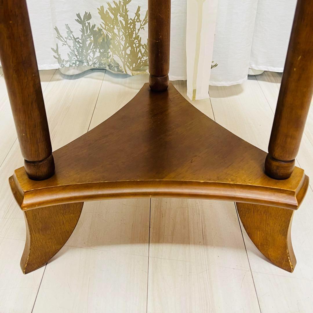 丸型　木製ラウンドテーブル　センターテーブル