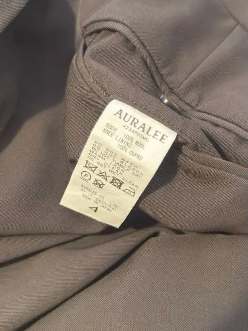 23aw AURALEE セットアップ Light Wool Max