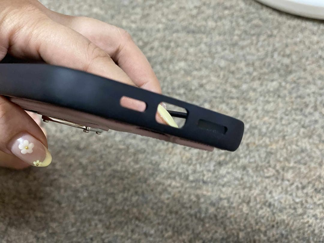 PRADA ピンクレザー iPhoneケース カードポケット付き