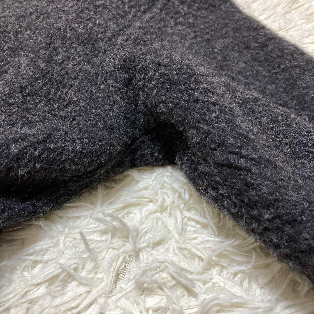 最高級白タグ✨マックスマーラ アルパカ ベルテッドラップコート 38 グレー