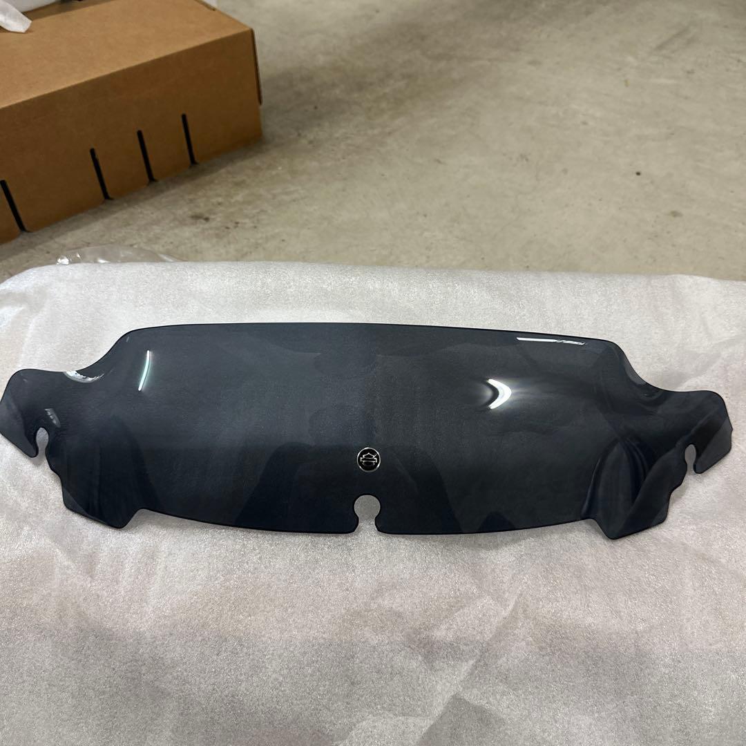 ハーレー純正ウインドスプリッターウインドシールド114mm高ダークスモーク