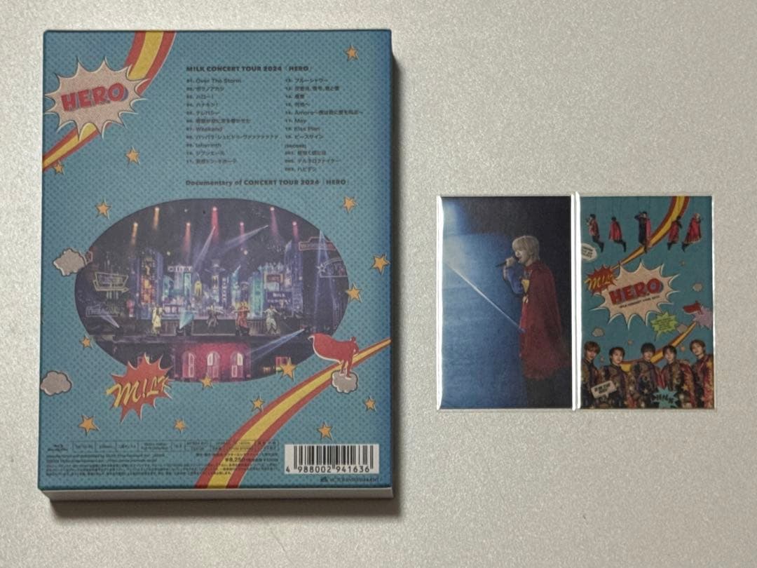 M!LK HERO 初回限定盤 Blu-ray トレカ