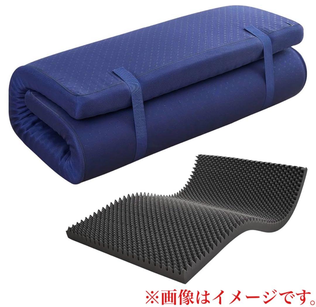 高反発マットレス ダブル 極厚10㎝ ベットマット 凹凸加工 体圧分散 敷布団
