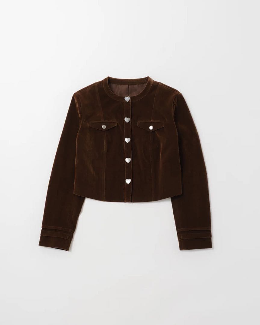 Poppy ポピー　ジャケットHeart Velvet Jacket