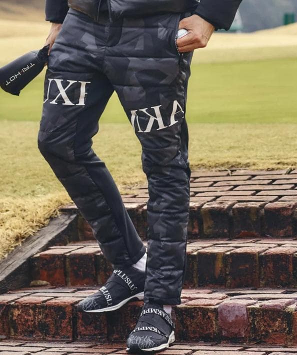 【新品】LUXEAKMPLUS ロゴテープゴルフシューズ 黒　29