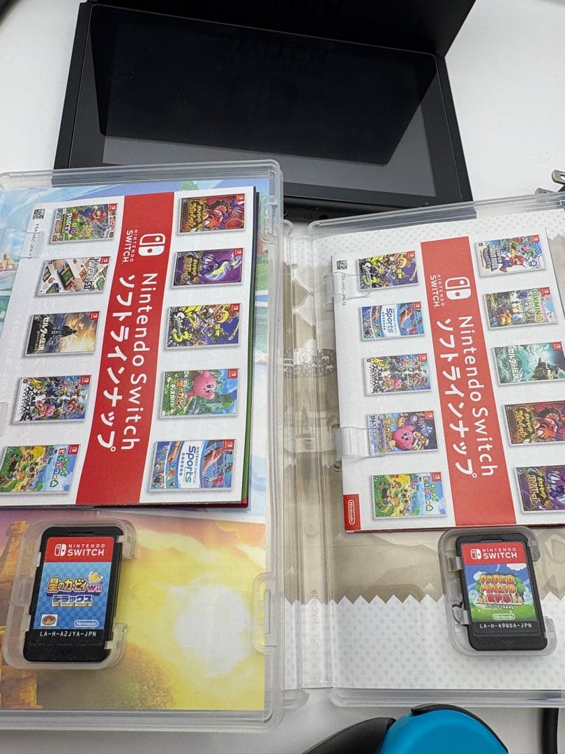 Nintendo Switch 本体 ネオンレッド/ネオンブルー ゲーム2本付き
