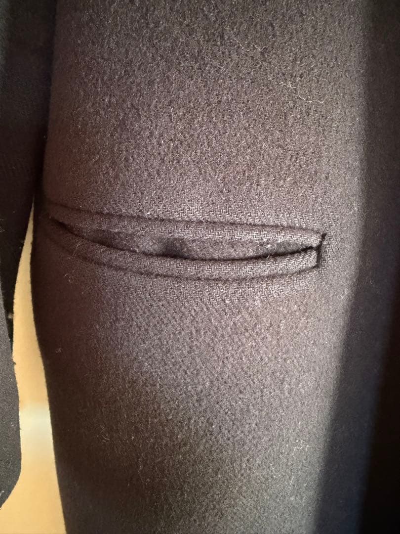 エンフォルド チェスターコート コクーン ロング ダークネイビー 36