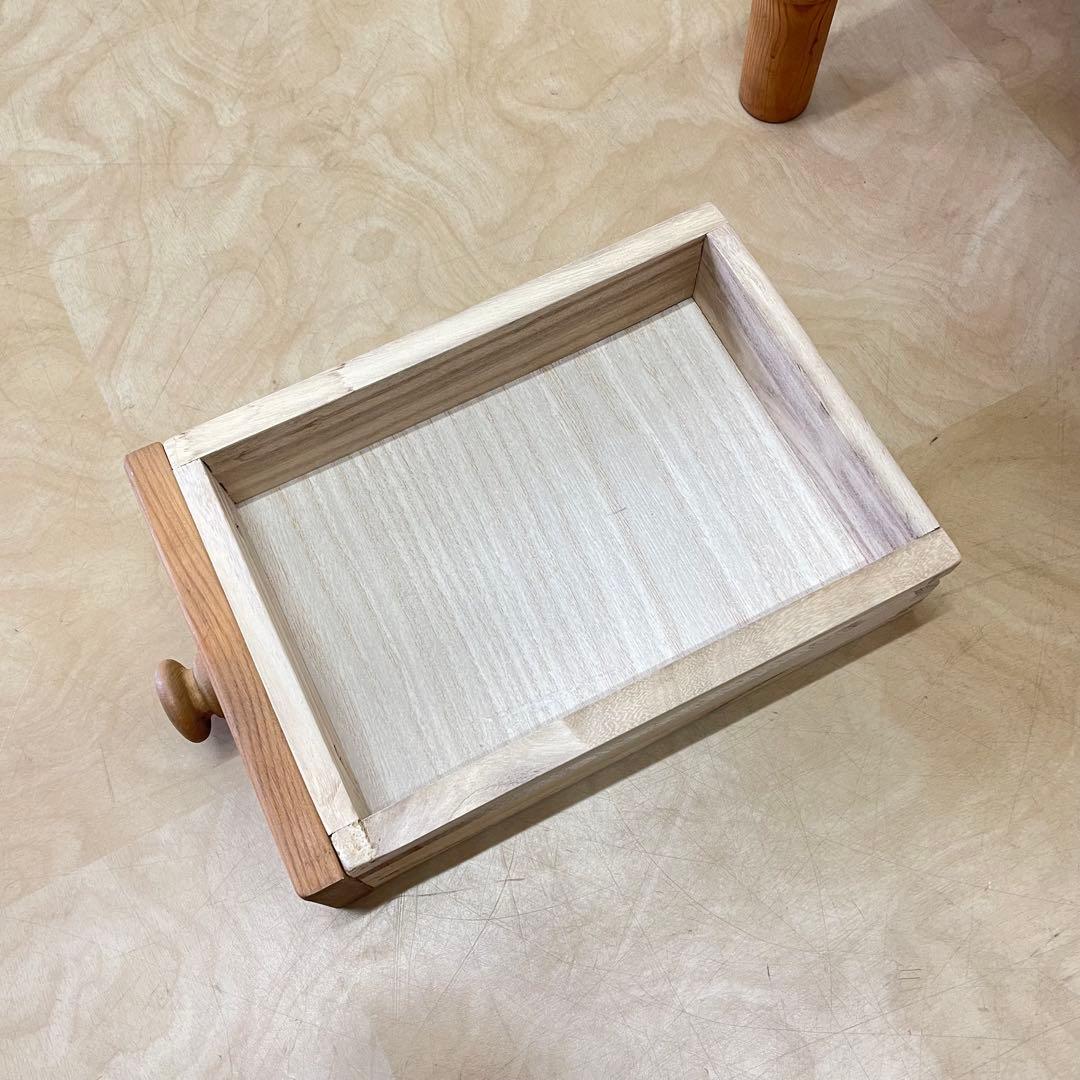 カントリー家具 サイドテーブル 引き出し 電話台 机 デスク 北欧スタイル