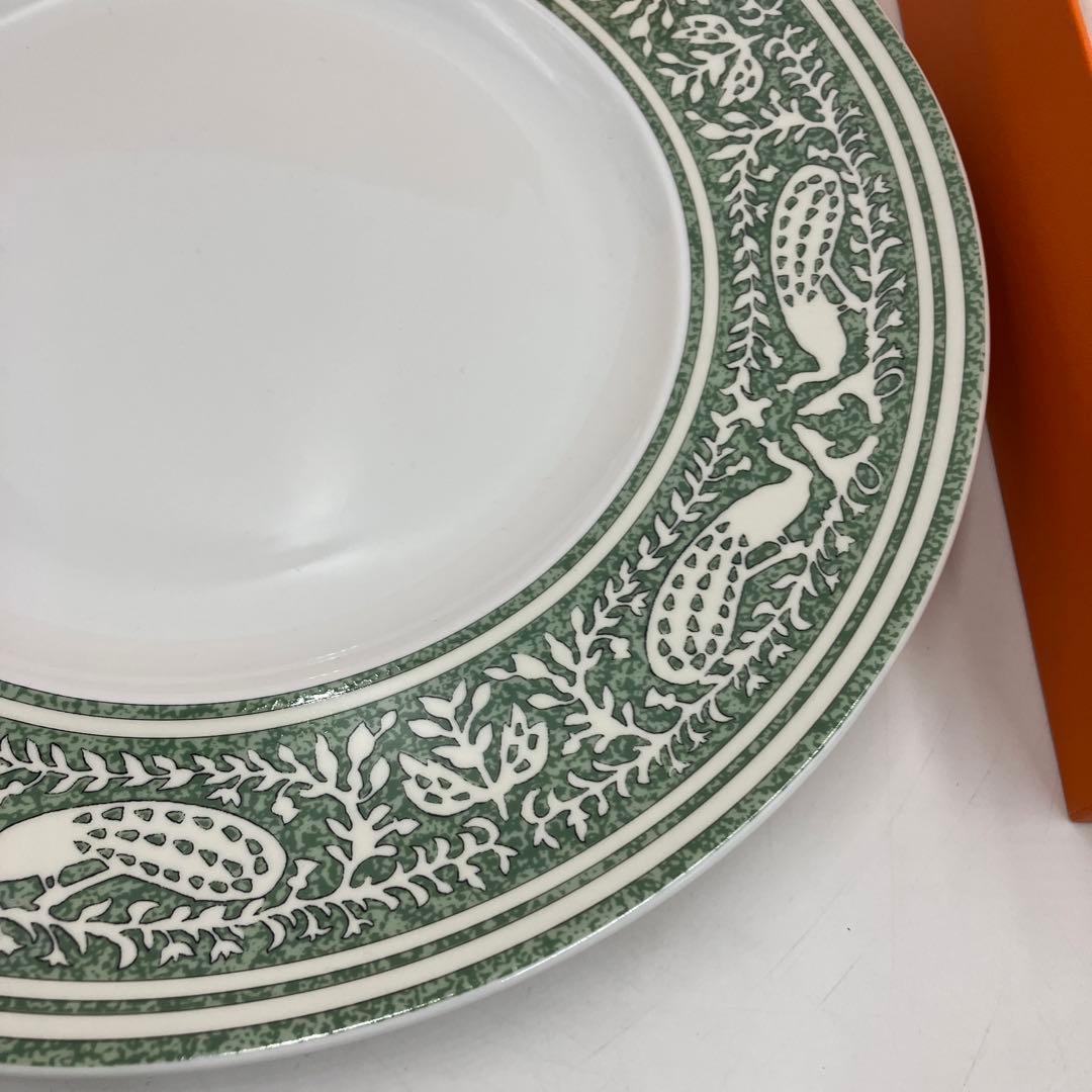 希少　エルメス　アーリーアメリカ　ディナープレート　サービスプレート　33cm