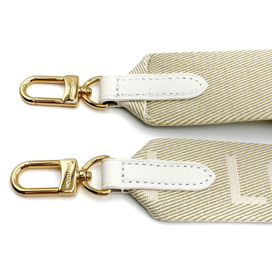 ⭐️未使用⭐️ ルイヴィトン ショルダーストラップ LV ベージュ ホワイト