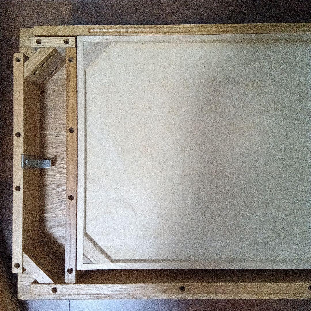 無印良品　デスク　学習机　オーク材