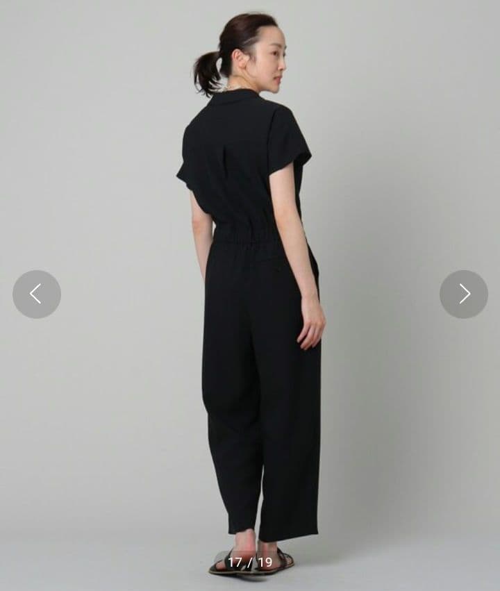 UNTITLED アンタイトル 【こなれ感】リラクシオン ツイル オールインワン