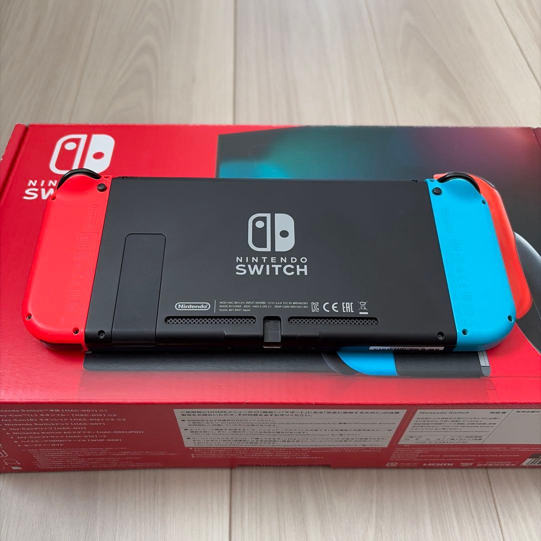 Nintendo Switch本体　動作確認、初期化済