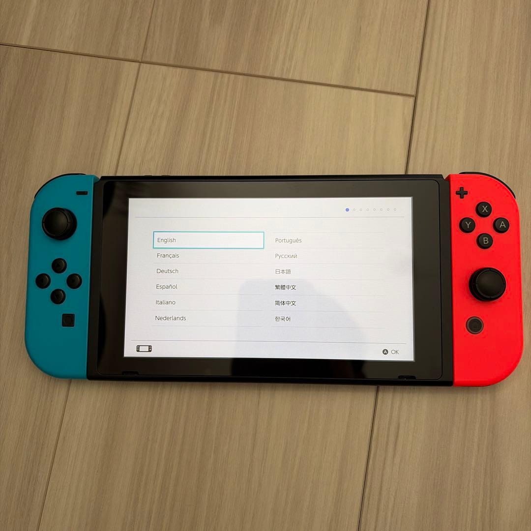 Nintendo Switch本体　動作確認、初期化済