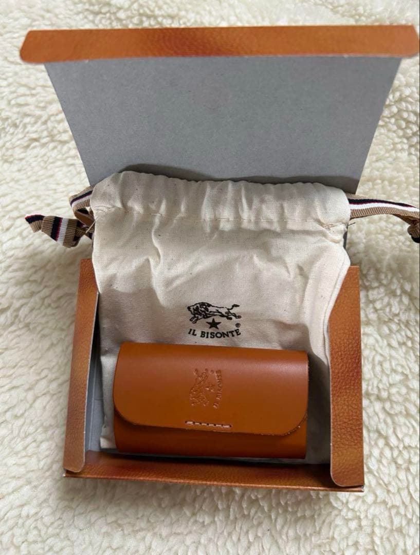 IL BISONTE レザーキーケース　ブラウン