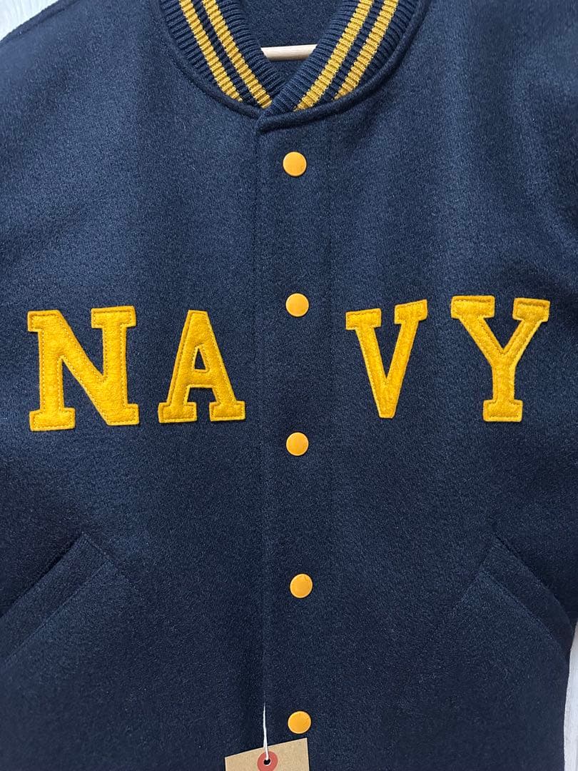 【新品】ウエアハウス 1950'S NAVY VARSITY JACKET新作