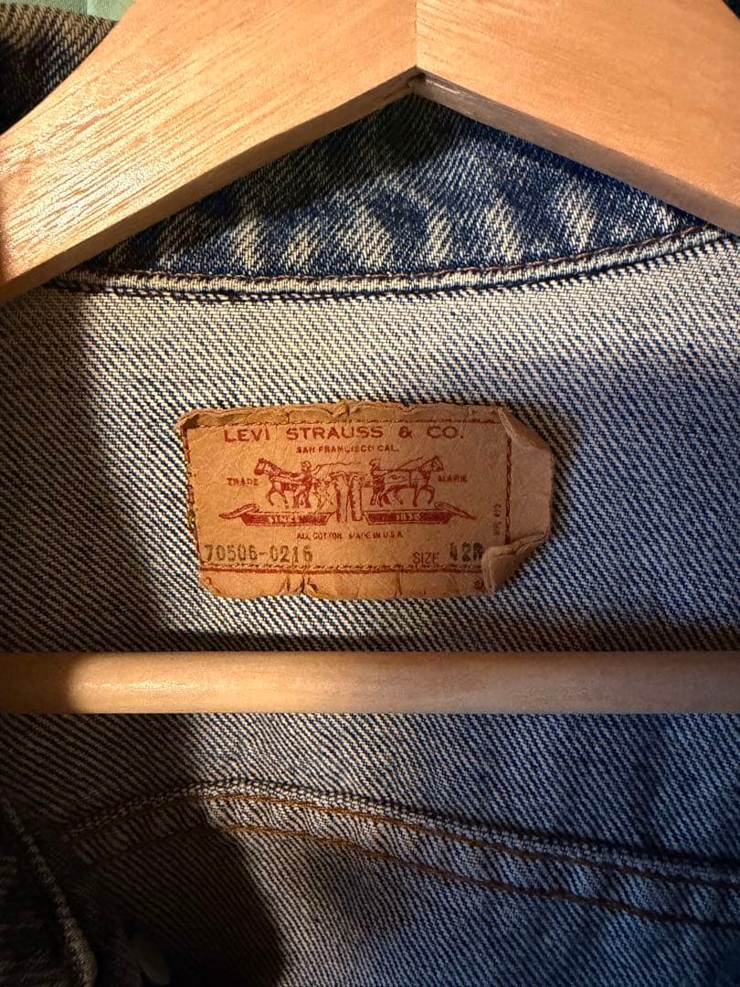 86年USA製リーバイス70506 Gジャン 42R