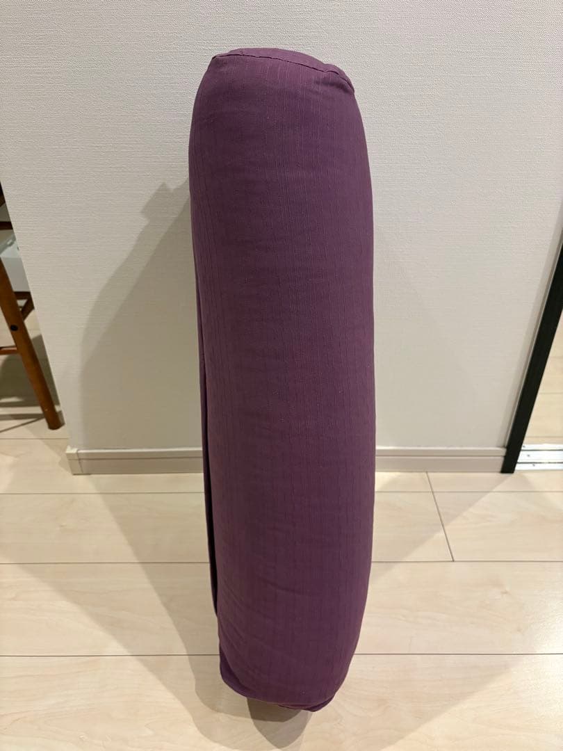 【美品】yoga works ヨガポール・ボルスター パープル