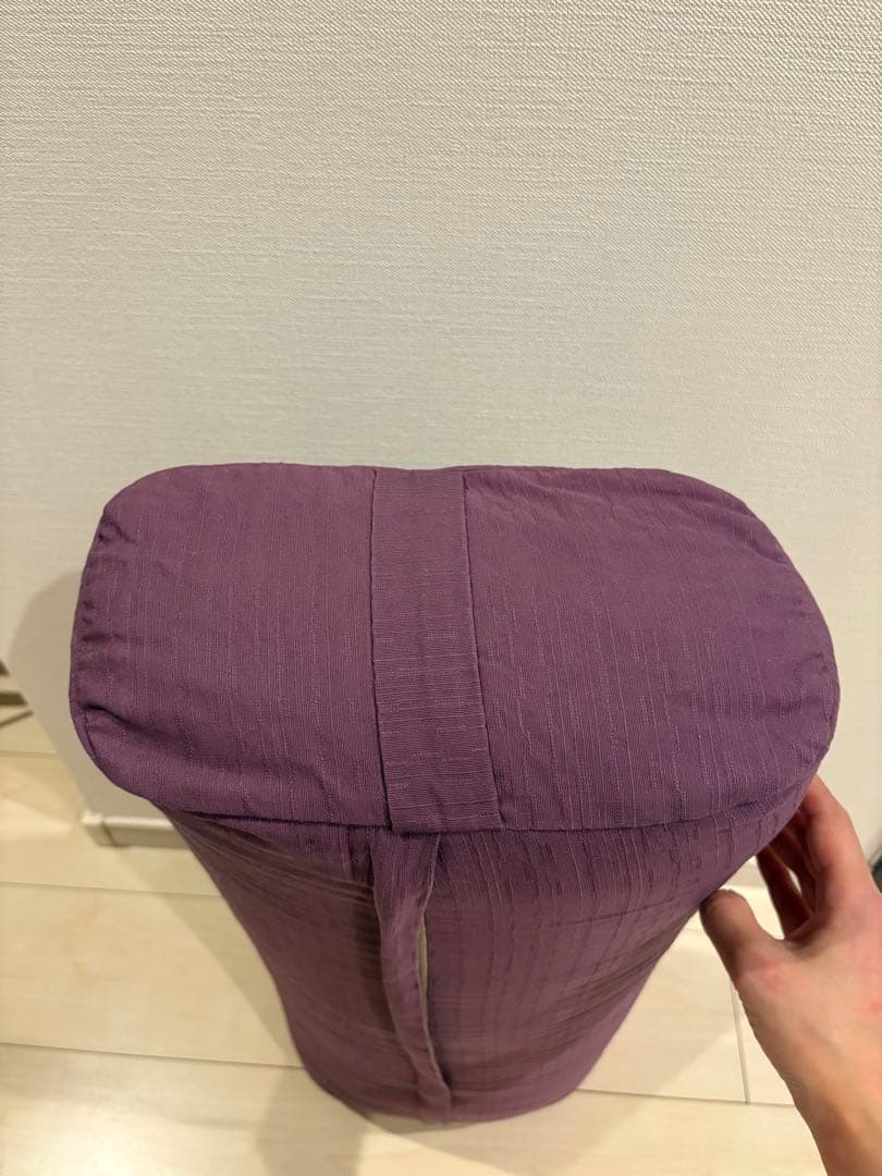 【美品】yoga works ヨガポール・ボルスター パープル