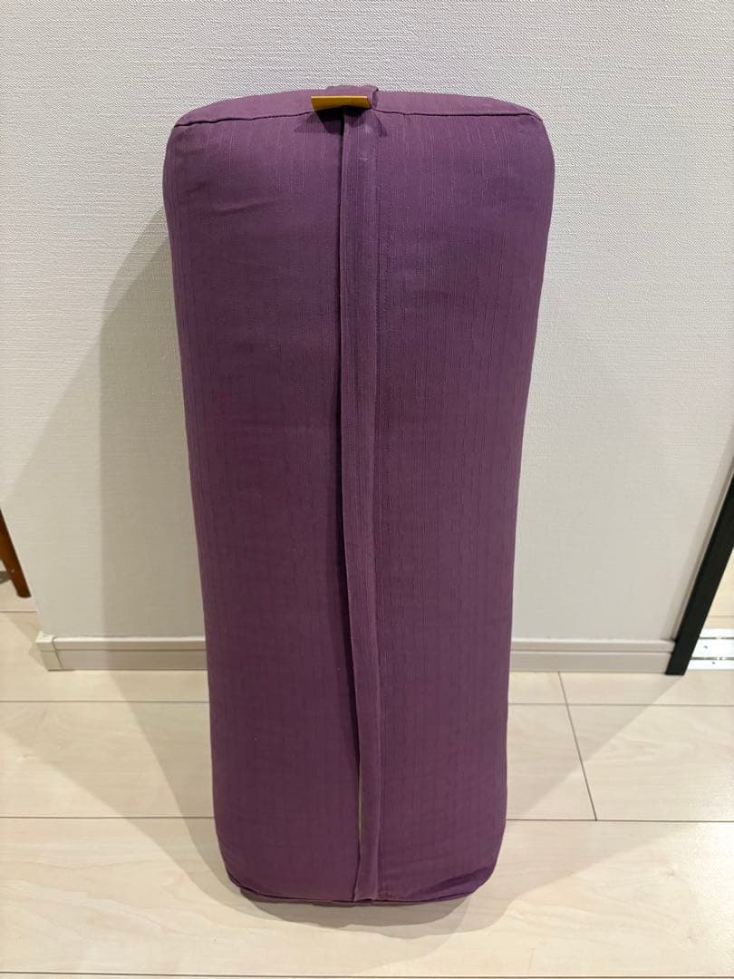【美品】yoga works ヨガポール・ボルスター パープル