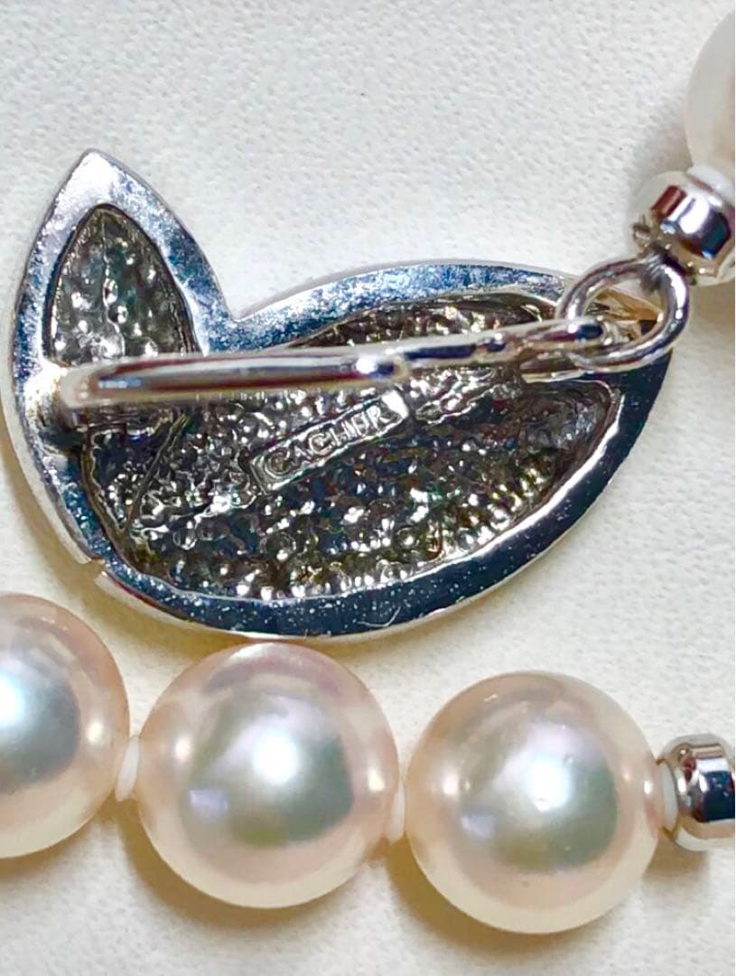 【美品】カシェ　アコヤ真珠　ネックレス
