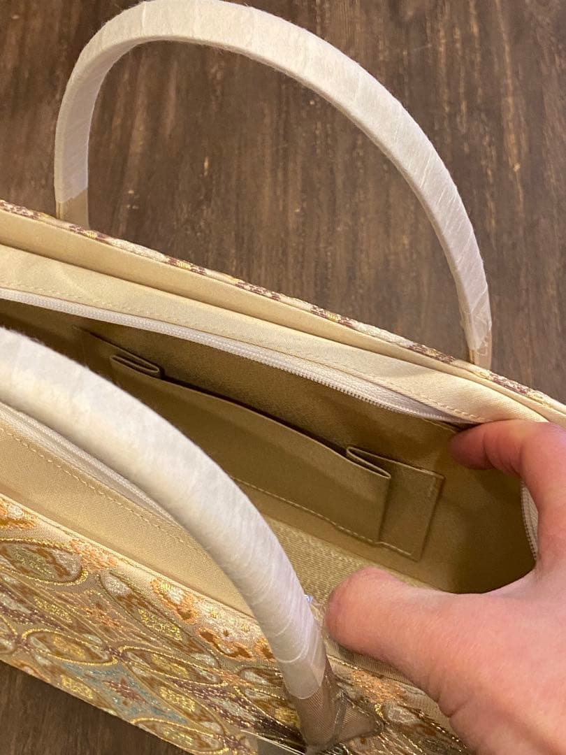 新品　利休バッグ【衿秀】シルクガード加工済み