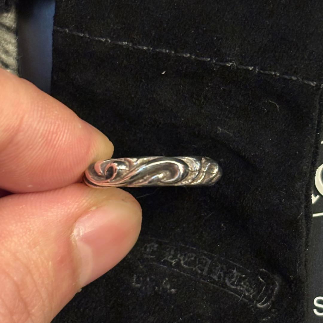 CHROME HEARTS スクロール フープ ピアス インボイス原本付