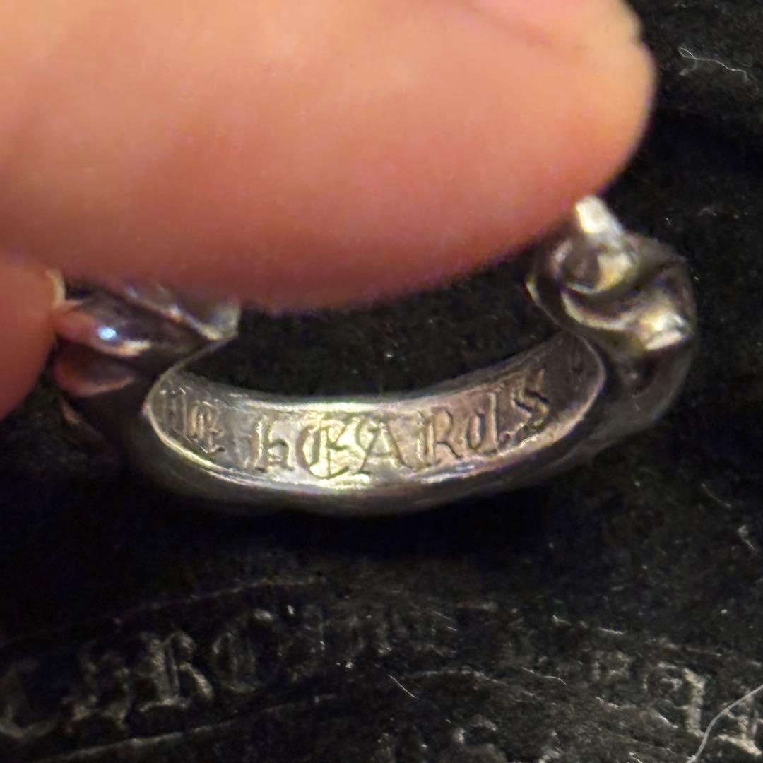 CHROME HEARTS スクロール フープ ピアス インボイス原本付