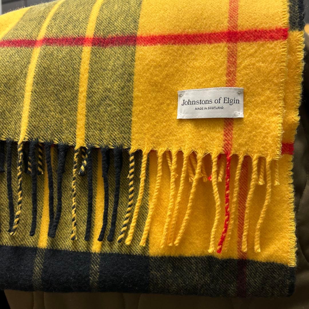 ジョンストンズ Johnstons カシミア 100% ストール 中判