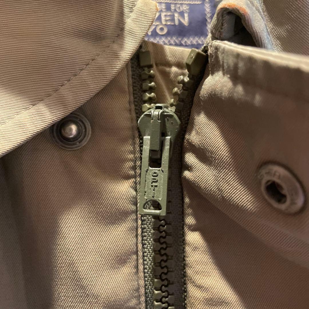 80's90's英国製別注【バーバリー×マルゼン】玉虫色ハーフコートカバーオール