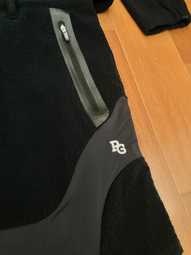 パーリーゲイツ　フーディ　スカート　セットアップ　黒　撥水防風　サイズ2