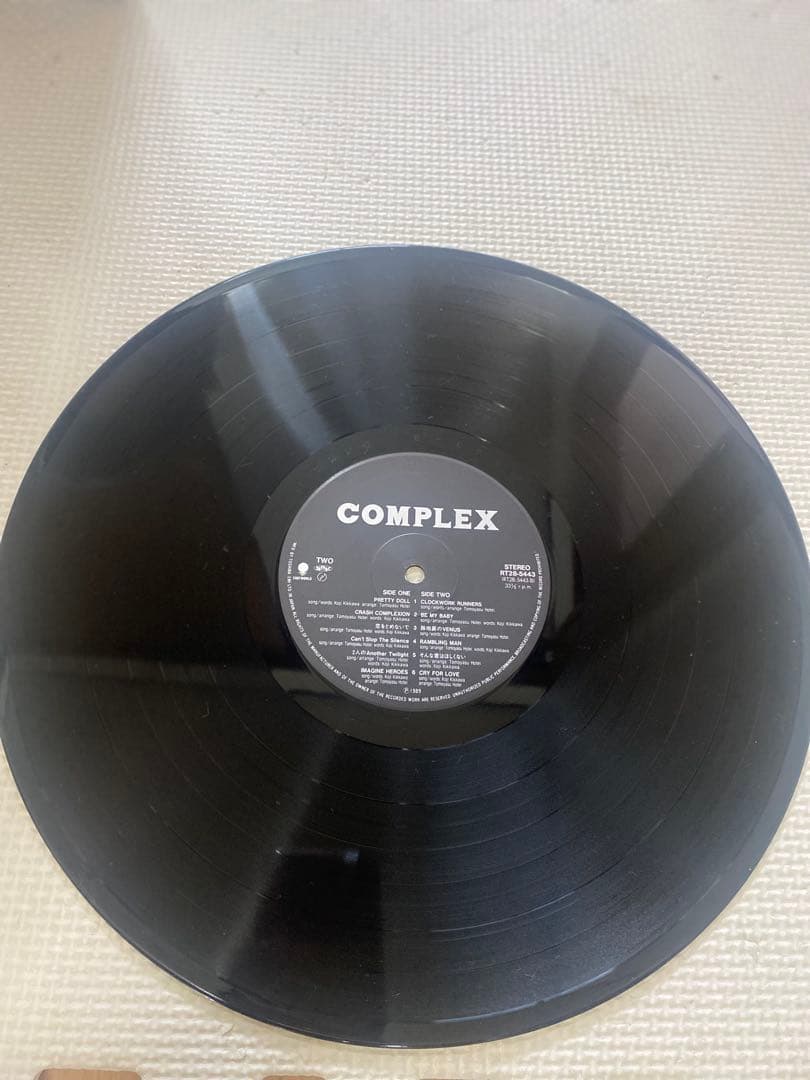 【超希少】COMPLEX ファーストアルバム　レコード
