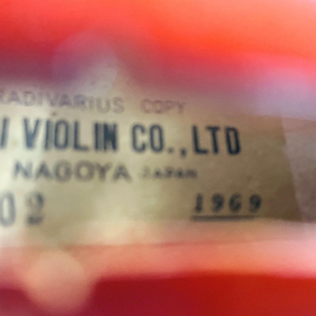スズキバイオリン No.102 1969 1/2 弓 ハードケース付き【整備品】